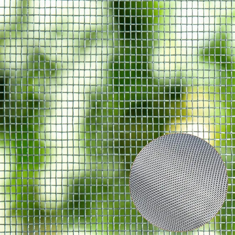 Stainless Steel Air Vent Mesh Screen Sheet 30x120cm Wire Mesh Roll 30 Mesh For Vents Cover Air Brick Garden Heavy Duty