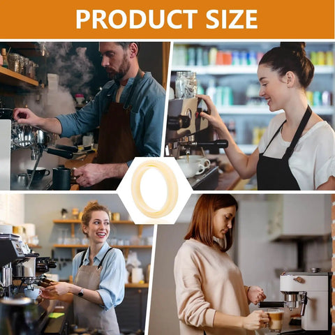 People using espresso machines with 54mm Silicone Steam Ring Gasket for Espresso Machines Replacement Seal for Breville 8 Series Group Head
