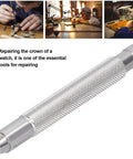 Watch Crown Winder Tool Universal 6.0mm And 6.5mm Fit For Mechanical Winding And Crown Repair, premium alloy steel close-up.
