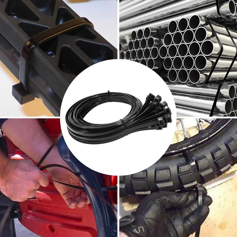 Heavy Duty Zip Ties 200 Lb 36 Inch Extra Long Cable Ties Wide 0.35 Inch Nylon Straps For Outdoor Use Beefy Industrial Grade
