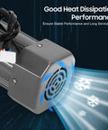 Cooling fan of Beefy 250W 110V 60Hz Single Phase Gear Motor With Variable Speed Control 5K Gear Reduction High Torque Reducer
