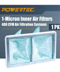 One Micron Inner Air Filter With MERV 11 For WEN And Shop Fox Air Filtration Systems Replacement For Workshop And Garage Use