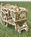 3D Wooden Puzzle Mechanical Tractor Kit With Self Propelled Action Built From Plywood For Grownups And Teens A Hands On Engineering Model That Moves And Makes A Great Gift For Builders And Tinkerers, wooden tractor on grass