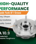 Front Wheel Hub And Bearing Assembly With 5 Lug And ABS For Dodge Journey 2009 To 2015 And Ram Promaster 2014