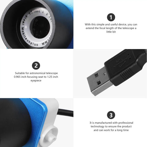 Beginner Friendly USB Telescope Camera Eyepiece 1.25 Inch 80 Megapixel Digital Astronomy Camera For Astrophotography Compatible