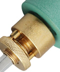 Ultimate Recessed Lights Hole Saw Kit With 125mm Dust Bowl For Ceiling Drilling. 50mm brass hole saw with hex shank close-up