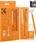 24mm Full Frame Sensor Cleaning Swab Kit With 10 Flexible Swabs And 20ml Sensor Cleaner For Nikon Sony Canon DSLR Cameras Pro Grade Safe Lint Free Cleaning