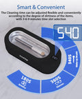 Pro Grade Ultrasonic Cleaner For Jewelry And Glasses With 48KHz Frequency 350ml Stainless Steel Tank Digital Touch Display