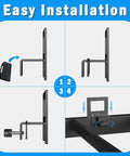 Heavy Duty Adjustable Non Slip Mattress Gripper Set For Metal Bed Frame Anchors installation steps for easy setup.
