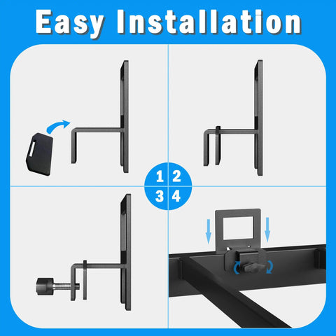 Heavy Duty Adjustable Non Slip Mattress Gripper Set For Metal Bed Frame Anchors installation steps for easy setup.
