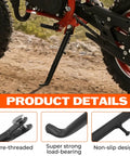 Upgraded Kickstand for 50cc 2Stroke Dirt Bikes for Kids and Adults Adjustable Beefy Heavy Duty Aluminum Alloy Side Stand