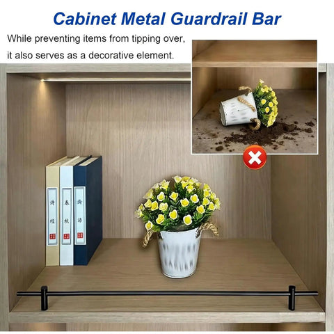 Heavy Duty Aluminum Shelf Rail System Built Tough As Nails With Six Pack Gallery Brackets seen securing items on wooden shelf