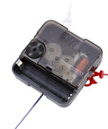 Black DIY Quartz Clock Movement Replacement Kit With Easy Install Tools, back view of 1.5V AA battery compartment and mechanism