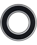 NICHE wheel bearing, front view showing silver outer race and black seal