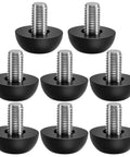8 Pack M8 Thread Adjustable Leveling Feet Kit For Outdoor Furniture, Stainless Steel 8mm Construction With 1.25mm Thread Pitch