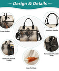 Insulated Lunch Cooler Bag With Detachable Shoulder Strap Reusable Tote showcasing design features and waterproof nylon