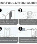 Installation guide for 1 Gang Old Work Electrical Box For Remodeling UL Listed PVC Junction Box And Outlet Box 14 Cu In Capacity 2 Hour Fire Rated Durable PVC Construction Ideal For Recessed Install 6 Pack