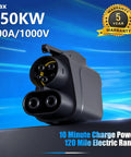 NACS To CCS Electric Vehicle Charging Adapter Compatible With Tesla Superchargers for fast charging up to 250kW, 500A, 1000V.