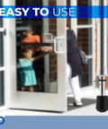 Door Pressure Gauge 0 to 35 Pounds for Hinged Sliding and Folding Doors to Meet ADA Requirements With a Tough Analog Dial and Plastic Protective Tube for Easy Transport used on office door