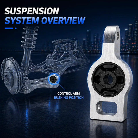 2 Pcs Front Lower Control Arm Rearward Bushing Bracket Replacement For Passat 2012 2014 Direct Fit on suspension diagram