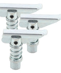 Heavy Duty 3 Piece Metal Forklift Fixed Pin With Reinforced Structure And High Impact Resistance For 3 Ton Industrial Vehicles