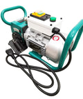 Heavy Duty Electric Plate Beveling Machine With Slick Pipe Edge Chamfering Gear For Straight Metal Side Grinding And No Fuss 30 To 60 Degree Weld Prep Angles At 220V - side view of the machine with power cord and controls
