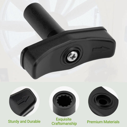 Manual Lift Knob Kit K1140-09 RV Vent Handle Replacement For Fantastic Fan And Atwood showing detailed knob features