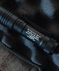 Dual Fuel ProTac 350 Lumen Tactical Light for Everyday Carry powers from CR123A or AA battery in case