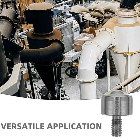 Built Tough Heavy Duty Ball Caster Roller Transfer Bearing With M12 Thread Stem and Premium Steel Core in an industrial setting.