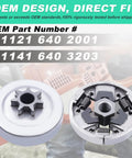 Stihl MS271 MS291 Chainsaw Clutch Drum And Oil Pump Kit with sprocket and springs, part numbers 1121 640 2001, 1141 640 3203