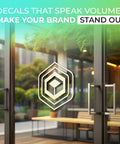 Custom Business Logo Decal For Walls And Windows That Helps You Personalize Your Brand with Durable Waterproof Stickers