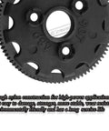 Close-up of 90T spur gear nylon construction for Beefed Up 48P 90T Spur Gear Set With 17T 19T 21T Pinions And Slipper Clutch Rebuild Kit.