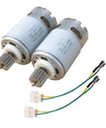 2 Pack 12V 40000 RPM RS550 High Speed Electric Motors 15T For Power Wheels Ride On Toys Upgrade Replacement Parts Perfect For Fisher Price Barbie Jeep Ford F150 Kawasaki Dynacraft And More