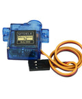 SG90 9G Micro Servo Motor with wires and connector, suitable for Arduino Raspberry Pi DIY Robots, 180-degree swing, blue casing