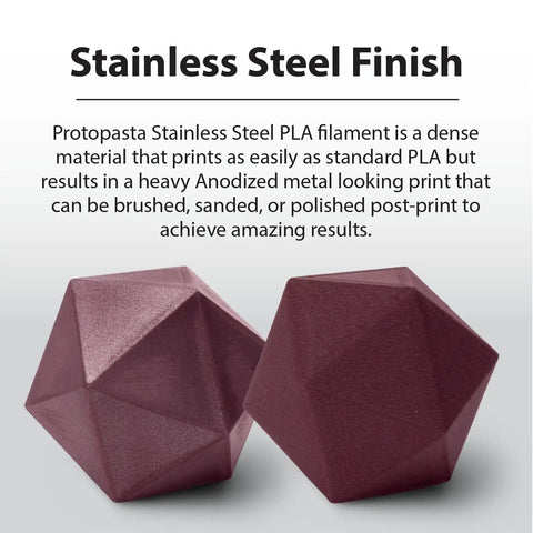 Burgundy Stainless Steel Filament For 3D Printers Packing Sixty Percent Steel Content Gives A Legit Heft To Every Print And Crafts A Dope Patina Finish On This 500G Spool For Seriously Kicked Up Projects