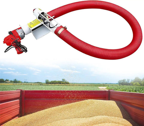 Portable Grain Suction Auger Pump With Heavy Duty Wear Resistant Hose High Efficiency Screw Conveyor For Grain Cement Fertilizer