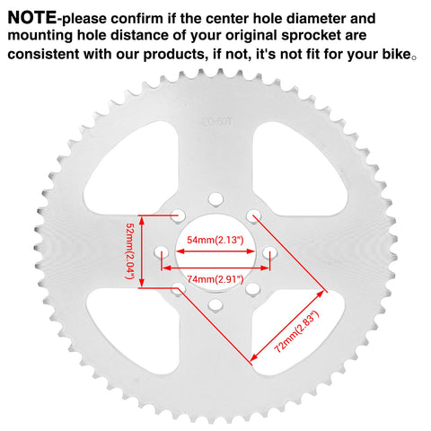 Go Kart Sprocket Sixty Tooth For 40 41 420 Chain With Two One Eighth Inch Bore And Eight Hole Mount Heavy Duty Powersports Sprocket For Mini Bike Go Kart And Weekend Racing Builds