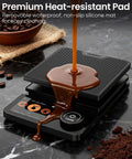 Coffee pouring on Coffee Scale With Timer And Bluetooth App Sync, 5kg High Precision Digital Kitchen Scale With Big Color Display