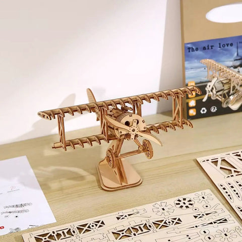 Adult 3D Wooden Jigsaw Puzzle Kit For DIY Craft Fans Hands On Airship Airplane Ship Oil Tanker Sailboat Models Educational Fun
