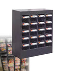 Rock Solid Steel Storage Cabinet With Sixty Clear Drawers For Small Parts Organization And Hardware Sorting Super Heavy Duty Rig showing drawer organization and sleek black finish.