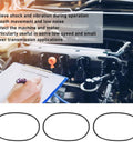 Round Rubber Motor Belts Pack Of 5 For Industrial Mechanical Equipment 5mm Diameter Transmission Belts in auto repair setting