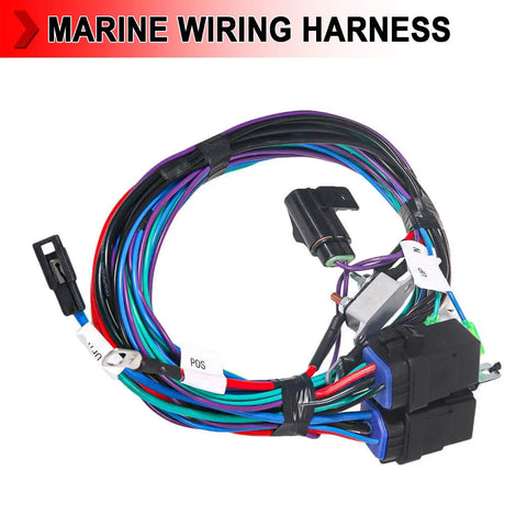 Marine Tilt Trim Wiring Harness Kit With Relay Reset Circuit Breaker for PT 130 PT 35 Jack Plate PL 65 7014G Replacement Cable