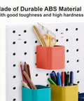 Dope White Pegboard Panels For Wall Organization In Craft Room Kitchen Garage Living Room Bathroom And Study Easy To Install