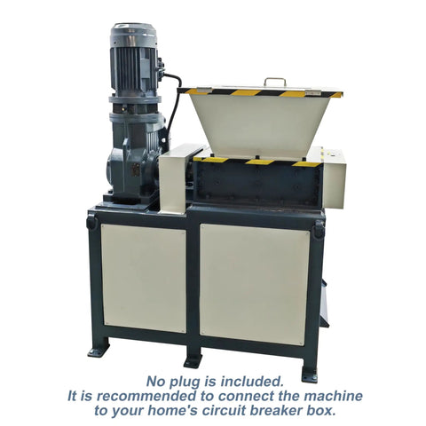 Heavy Duty All In One Industrial Waste Shredder Crusher Beast For Circuit Boards Metal Sheets Plastic Paperboard Cloth Wood And Kitchen Garbage 220V Milling Grinder With 26 Gear Blade System