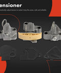 Engine Timing Chain Kit With VVT Sprocket For DOHC V6 3.0L 3.2L 3.6L, includes tensioner components visible on black background