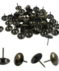 Top Shelf Bronze Upholstery Tacks 3/4 Inch Metal Furniture Pins For Chair Repair And Sofa Restoration Vintage Kicker Hardware 100 Piece Pack