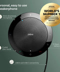 Speak 510 Portable Conference Speaker for Meetings and Calls with Rock Solid Sound USB or Bluetooth Wireless Connectivity