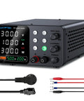 DC Bench Power Supply 0 to 30V 0 to 10A Pro Grade Regulated Lab Power Supply with Memory Presets, Encoder Knob, and LED Display
