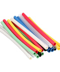 Heat Shrink Thin Wall Tubing Assortment Pack With Six Inch Pieces, Seven Colors, FP-301 Quarter Inch Size, bundled view