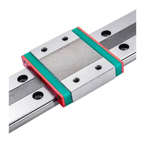 Top Tier Precision MGN7C Miniature Linear Guide Rail Kit for smooth slider motion with metal rail and bearing design.